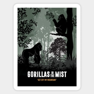 Gorillas in the Mist - Alternative Movie Poster Sticker